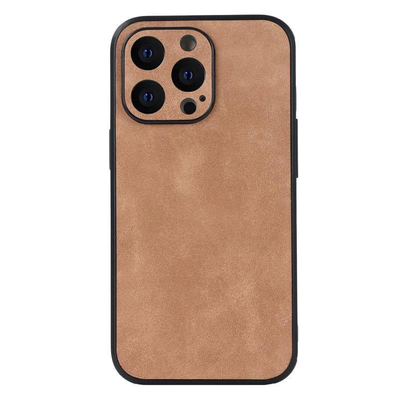 Capacul carcasei cu piele de miel cu patru pachete pentru iPhone - Image 6