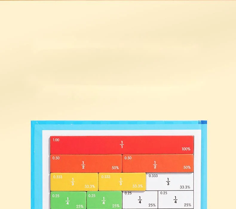 ⏰Last day 49% OFF🔥🔥Montessori Magnetic Book Fraction Puzzle For Children - Image 10
