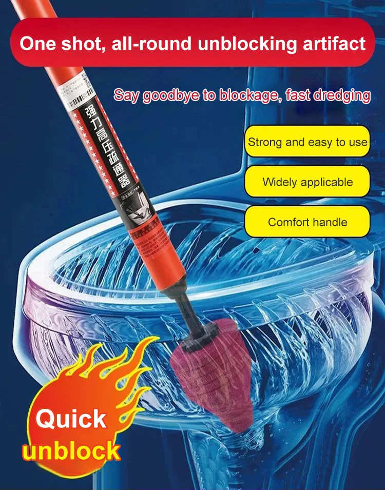 🔥2024 Special Sale 49% OFF🔥 Household High-pressure Manual Toilet Drain Pipe Unblocker - Image 5