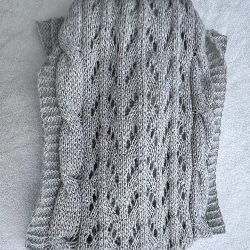 🔥Last Day Sale 49% OFF🏆️Women's Wrap Knit Shawl with Sleeves - Image 15